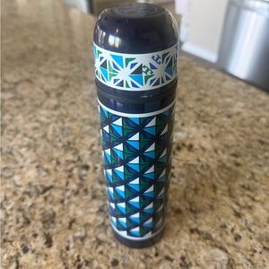 Tory Burch 16 oz Insulated Stainless Steel Tumbler- Navy & Teal